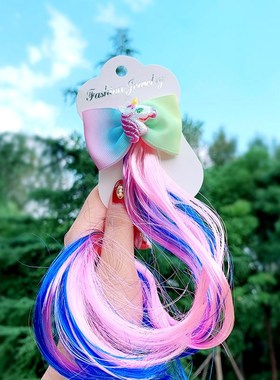 nicorn Party Decoration Girls Colorful nicorn Hair s Birthda
