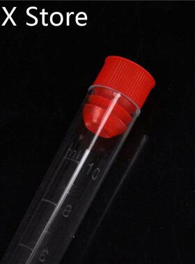 10Pcs New 16x100mm Clear Plastic Test Tubes With Caps Lab Ro