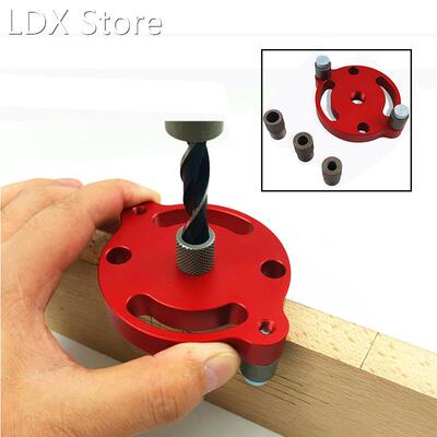6/8/10mm Self-centering Drill Guide Kit Dowel Jig Vertical P