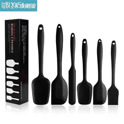 6Pcs Silicone Spatulas Cake Cream Scrapers Heat-Resistant Oi