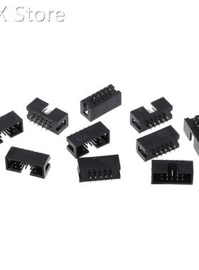 10 Pcs DC3 10 Pin 2x5 Pin Double Row 2.54mm Pitch Straight P