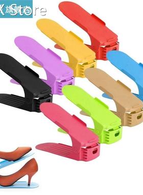 1PC Dust-proof Simple Storage Shoe Rack Double-layer Adjusta