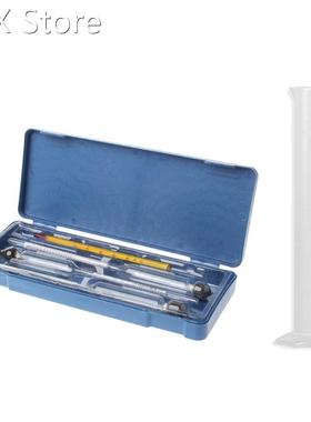 Hydrometer Tester Vintage measuring bottle plastic box Set T