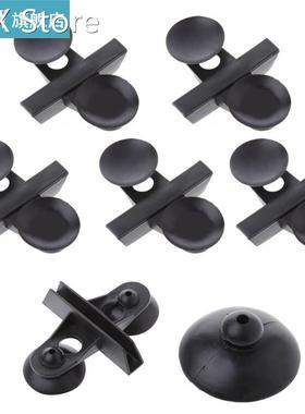 5pcs/set Black Plastic Divider Sheet Holder Suction Cups for