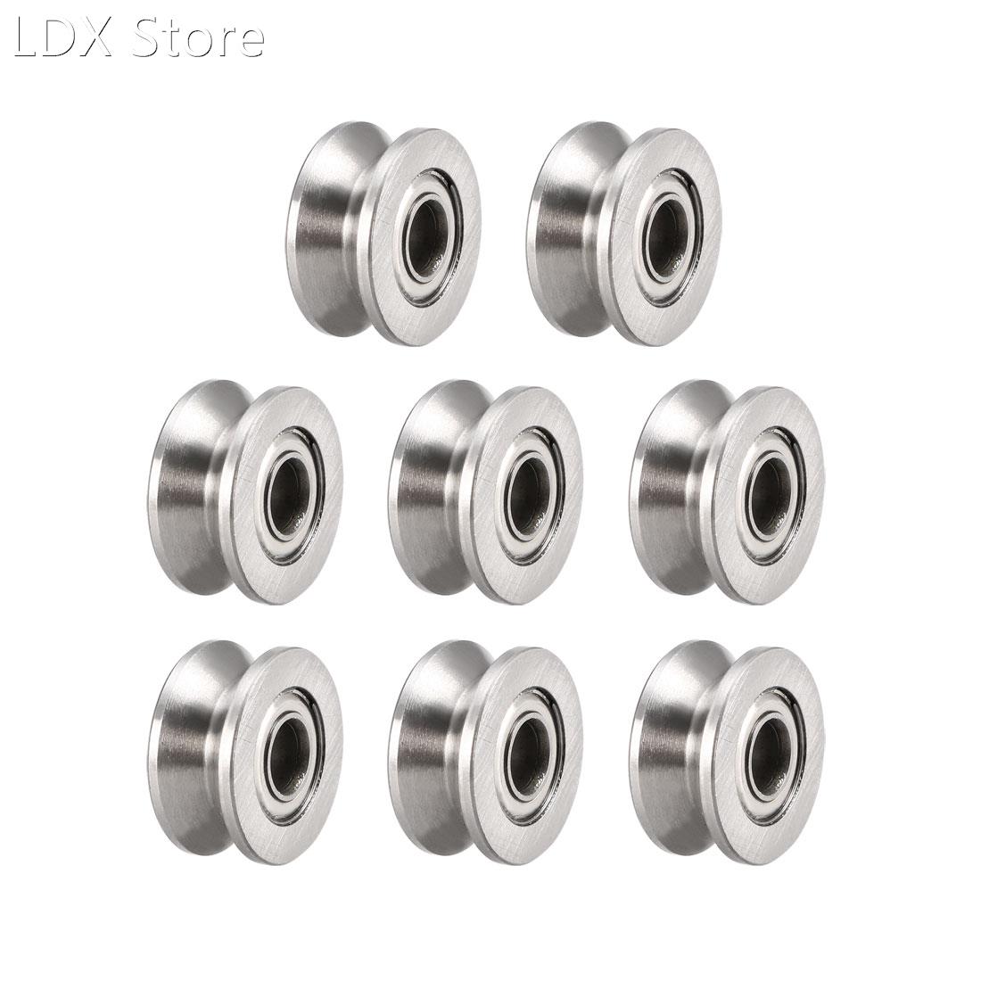 8pcs V624ZZ Deep Groove Ball Bearings 4x13x6mm Double Shield