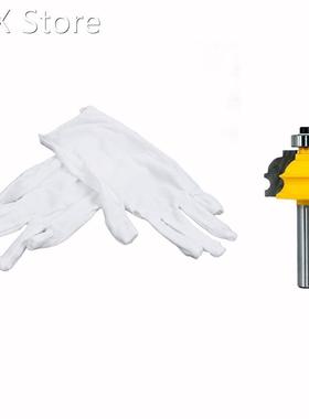 White Cotton Gloves Anti-Static Gloves with 8MM Shank Specia