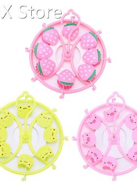 2022 New Hangers with 8 Clips Hooks Foldable Clothes Drying