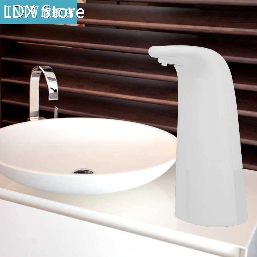 250ml White Intelligent Bathroom Liquid Soap Dispenser Autom