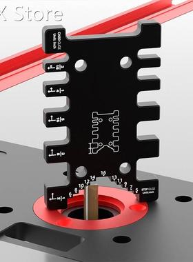 2 In 1Woodworking Measuring Ruler Mortise and Tenon Router