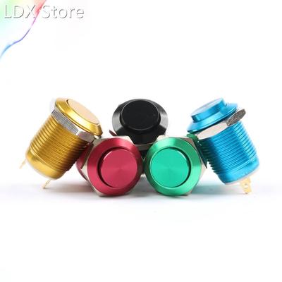 12mm Metal Oxidized push button Switch flat round waterproof