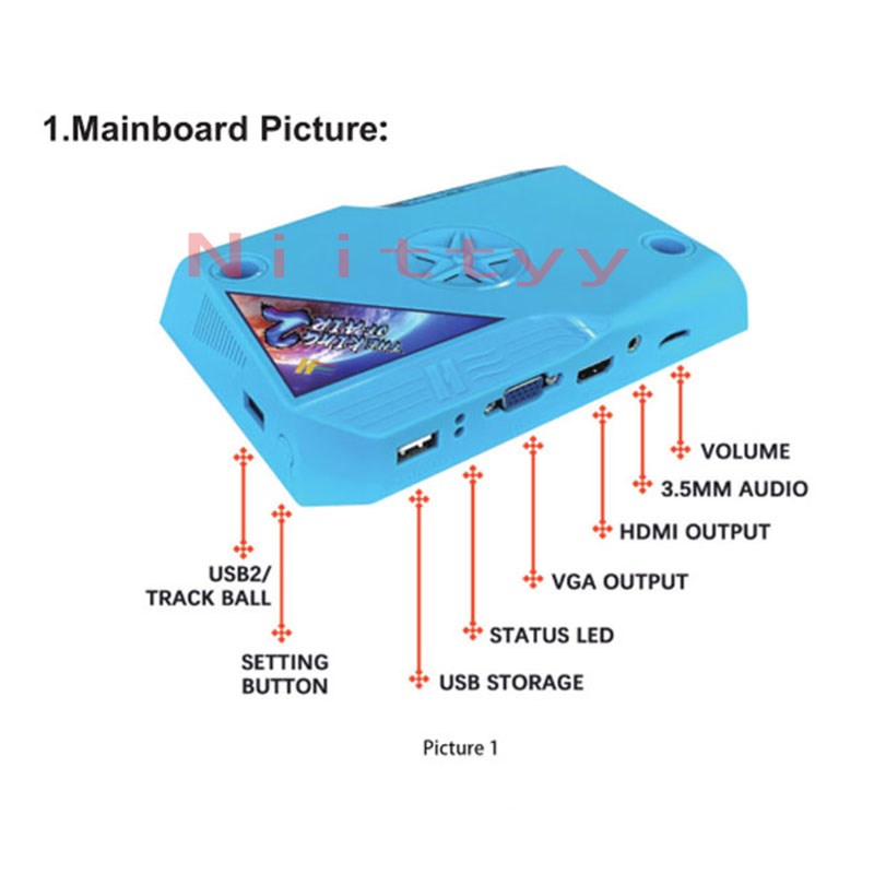 Newest Pandora Box The King Of Air 2 Arcade version 516 in