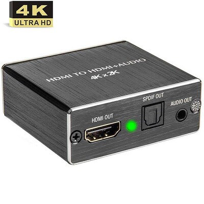 Splitter Audio Out Extractor 4K X 2K HDMI To Optical Conver