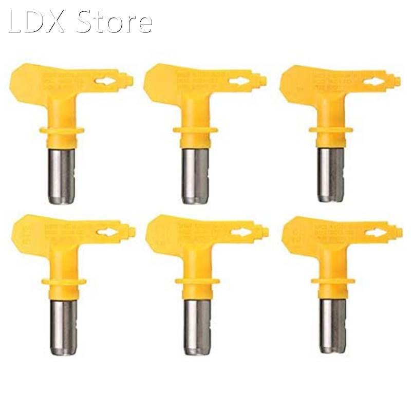 6 Pack Reversible Spray Tip Nozzle 适用于 Airless Paint Spra