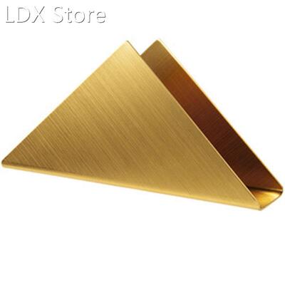 Gold Stainless Steel Towel Rack Cafe Hotel Dining Table Napk