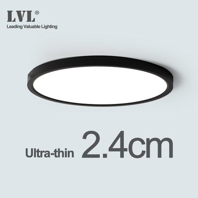 LED Ceiling Light Black Shell 12W 18W 24W 32W 4000K Modern S