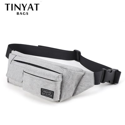 TINYAT Men Women Waist bag pack bag for men's belt for Phon
