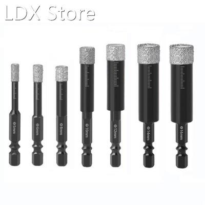 5-16mm Hex Handle Vaccum Brazed Diamond Dry Drill Bits Set H