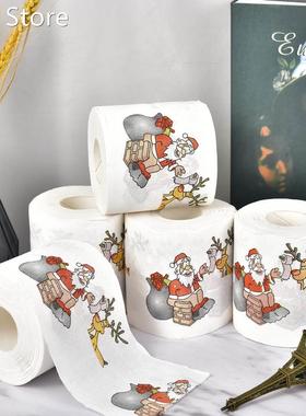 Home Tool Santa Claus Bath Toilet Roll Paper Christmas Suppl