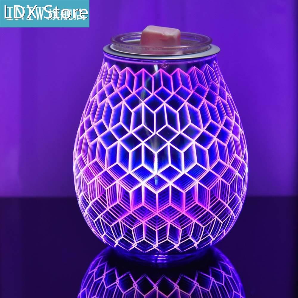 3D Floral Stars Wax Melts Aromatherapy Irregular Square Arom