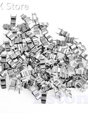 100Pcs 5*20mm Fuse Holder Clips Glass Quick Fast Blow Fuses