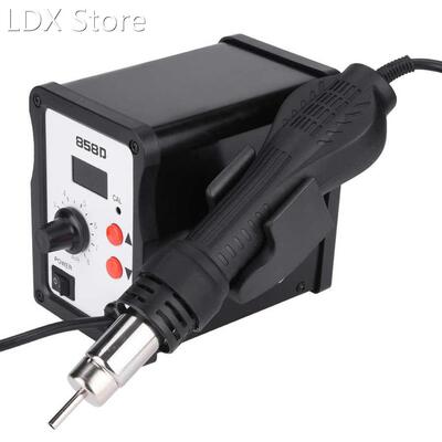 858D 800W LED Adjusted Hot Air Auto Cold Air Rework Station+