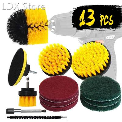 Drill Brush Cleaner Scrubbing Brushes 适用于 Bathroom Surfac