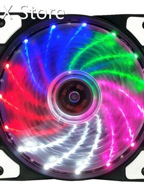 RGB PC Case Fans Computer Case Cooling Fan 15 Lights Streame