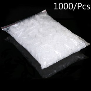1000/Pcs Bag Microblading Tattoo Ink Cup Cap Pigment Clear H
