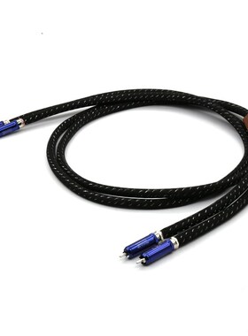 Pair KS 1036 8N OCC Copper Silver Plated Audio Interconnect