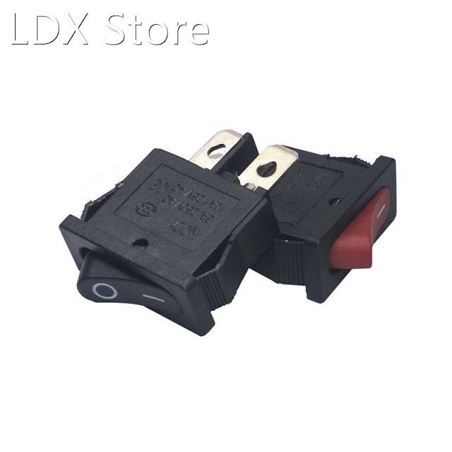 10 pcs/lot KCD1-110 21*10 SPST 2 Pin 250V 6A Boat Switch Sna