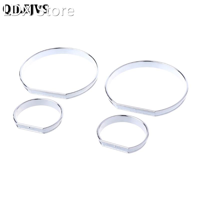 Chrome Gauge Dash Dial Rings Bezel Trim Speedometer AC M-Tec