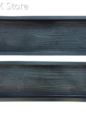 2 Molds Old Wooden Boards Paving Pavement Concrete Mould Gar
