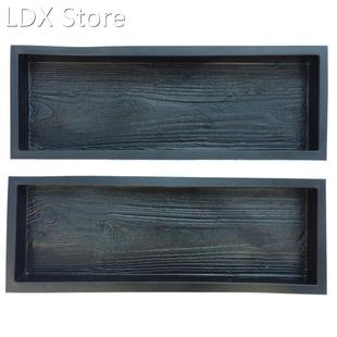 2 Molds Old Wooden Boards Paving Pavement Concrete Mould Gar