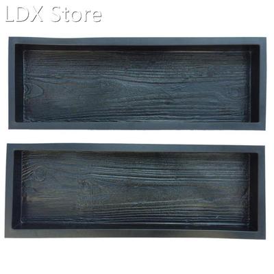 2 Molds Old Wooden Boards Paving Pavement Concrete Mould Gar