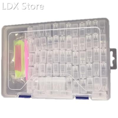 64 Grids Diamond Painting Tools Kits Storage Box Beads Earri