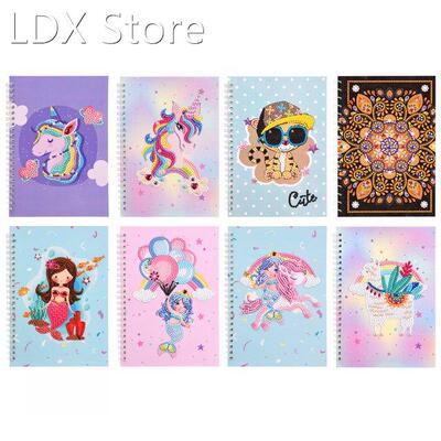 60 Pages Diamond Painting Notebook DIY 5D Rhinestone Drawing