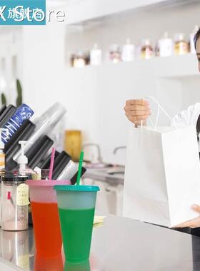 700ml Straw Cup With Lid Color Changing Coffee Cup Reusable