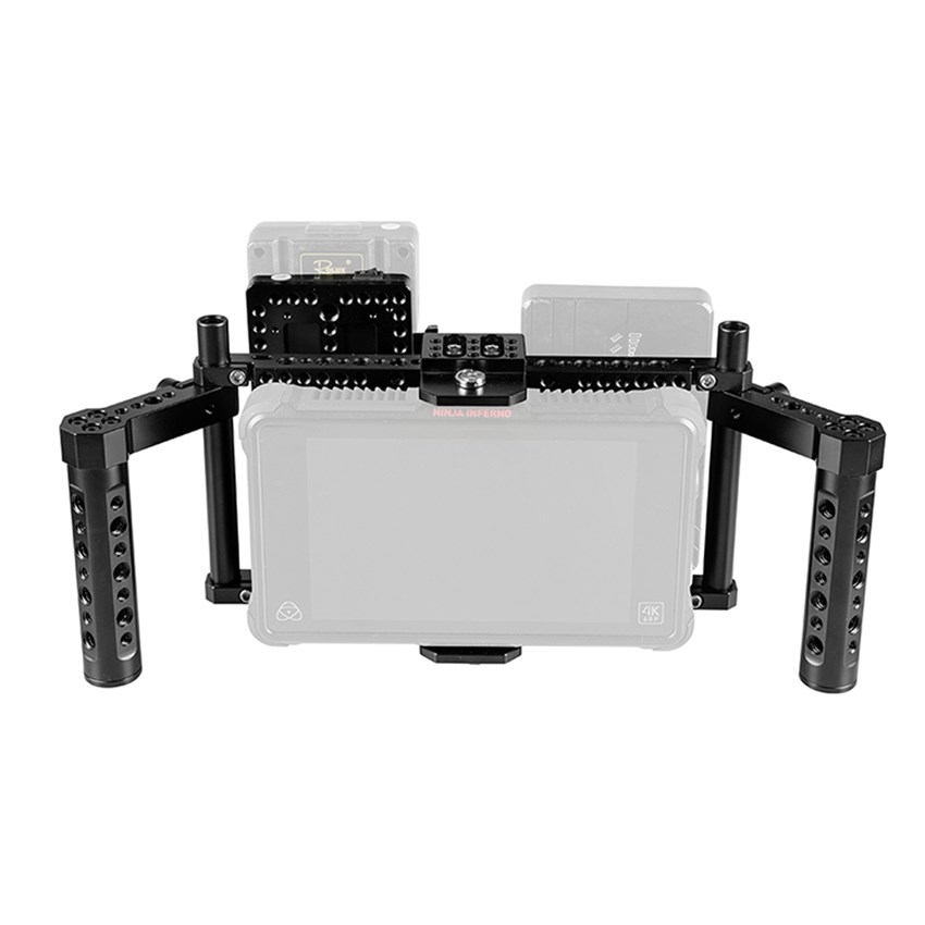 CAMVATE C2154 5 7 inch Adjustable Camera Monitor Cage Rig W