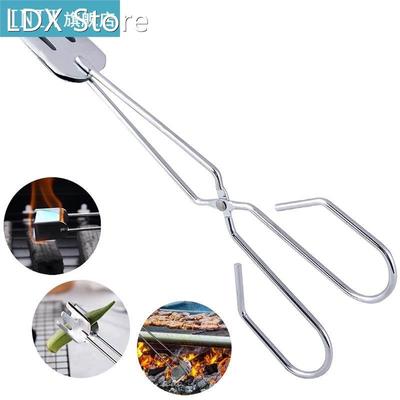 Practical Stainless Steel Scissors Type Grilled Food
