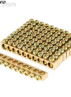 10pcs 5-7-10-Hole Electrical Distribution Wire Screw Termina