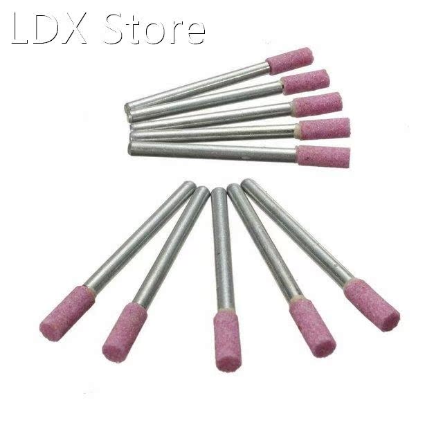 10PCS Mounted Grinding Stone Rotary Tool Polishing Head Whee
