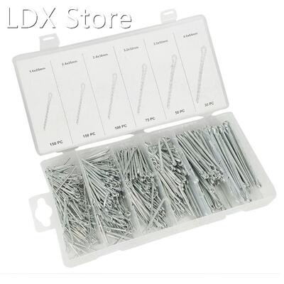 555pcs/set 6 Size Flexible Opening Cotter Pin Clevis Repair