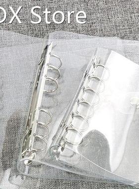 1Pc Transparent Color Plastic Clip File FolderA5/A6/A7 Noteb