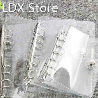1Pc Transparent Color Plastic Clip File FolderA5/A6/A7 Noteb