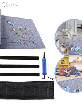 Puzzles Pad Jigsaw Roll Felt Mat Playmat Puzzles Blanket 适