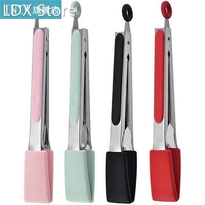 1pc Kitchen Tong Stainless Steel Nonstick Food Tong