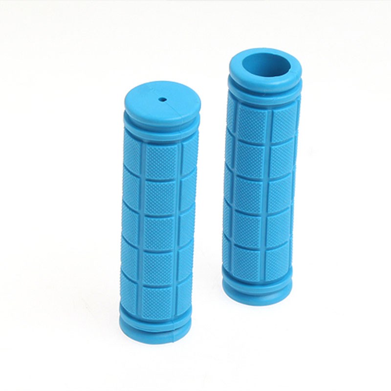 1 Pair 12cm Bicycle Grip Rubber Handlebar Mountain Bike Hand-封面