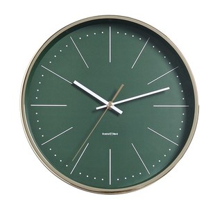 Luxury Simple Nordic Glass Wall Clock Creative Silent Round