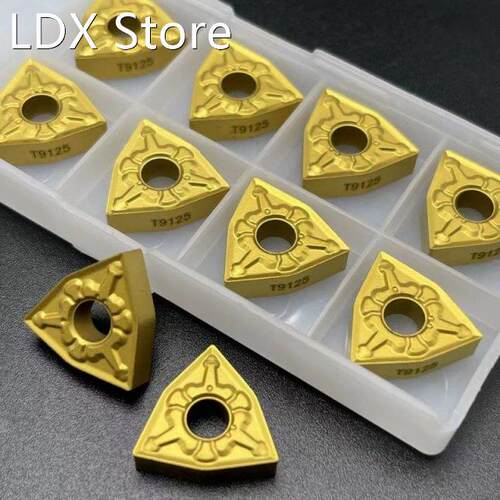 10PCS WNMG080408 WNMG080404 TM T9125 Carbide Inserts Externa
