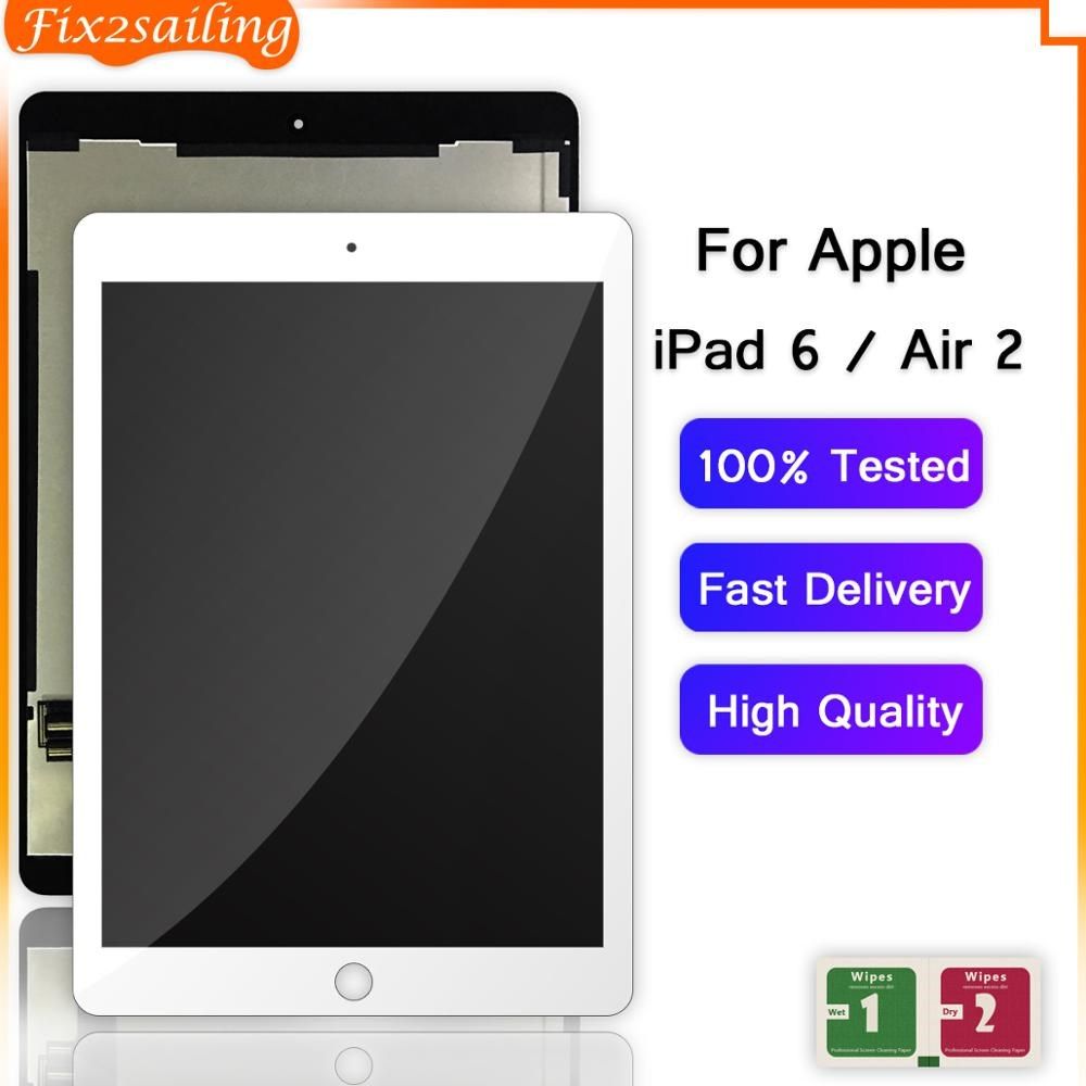 Fix2sailing For Apple iPad 6 Air 2 A1567 A1566 LCD Display